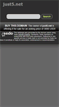 Mobile Screenshot of just5.net