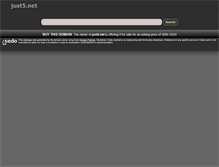 Tablet Screenshot of just5.net